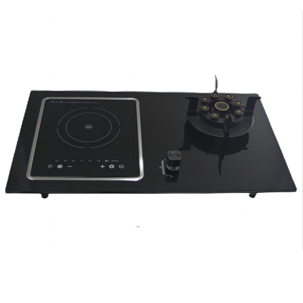 Top Quality 2-Burner Built-In Gas & Electric Stove - Tempered Glass, Modern Design, from Trusted Manufacturer