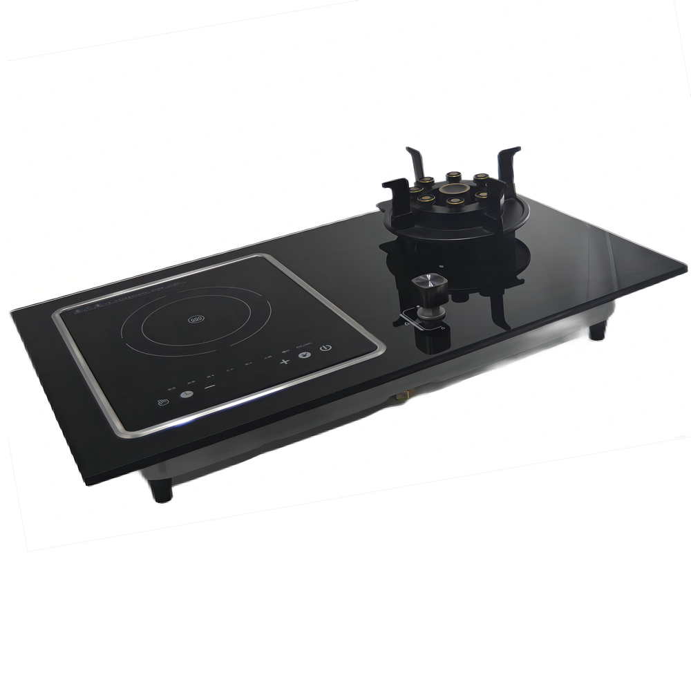 Top Quality 2-Burner Built-In Gas & Electric Stove - Tempered Glass, Modern Design, from Trusted Manufacturer