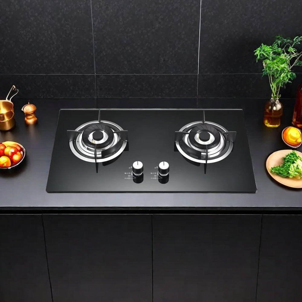 2 Burner Built-in Gas Stove Hob for Kitchen Appliances with Product Manufacturer