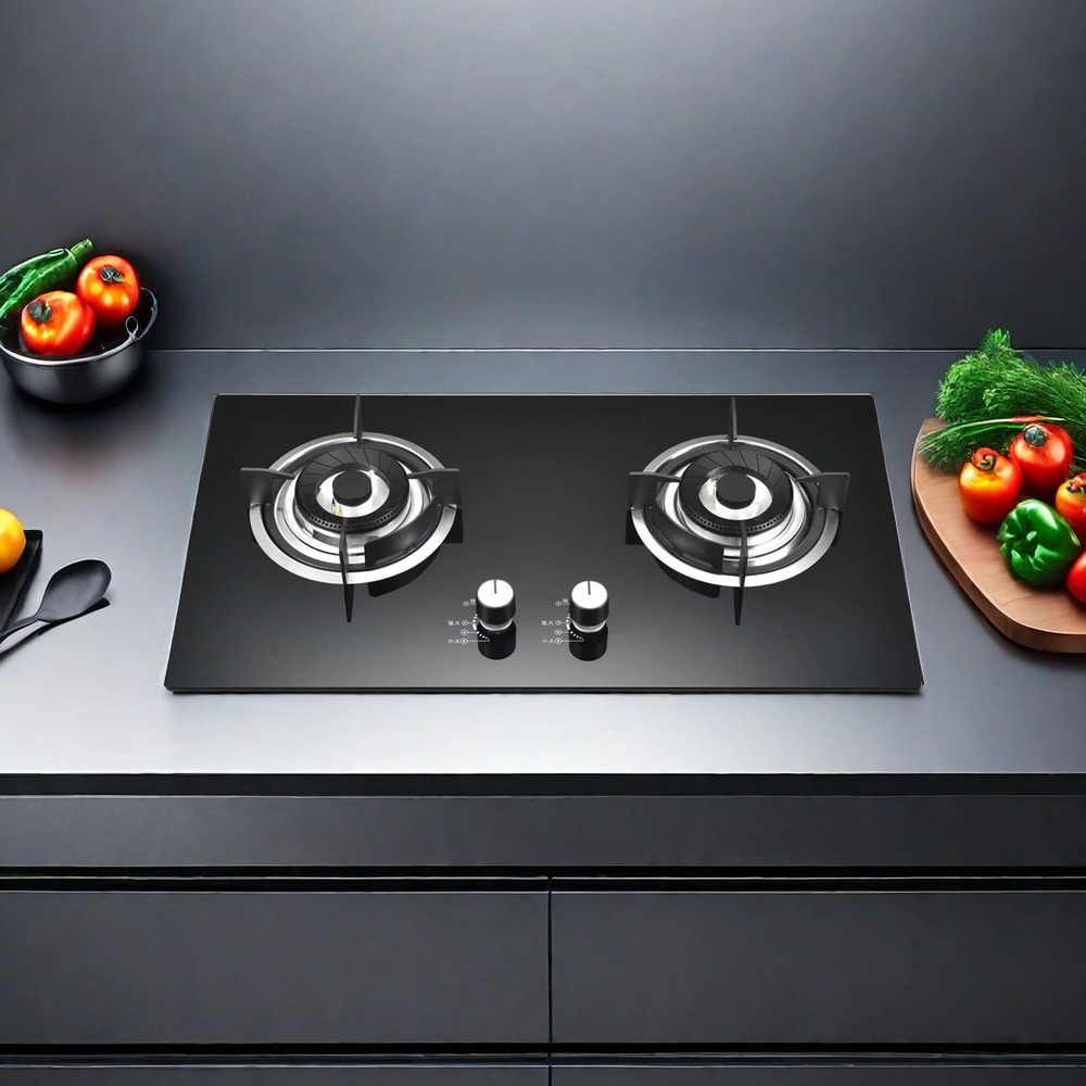 2 Burner Built-in Gas Stove Hob for Kitchen Appliances with Product Manufacturer