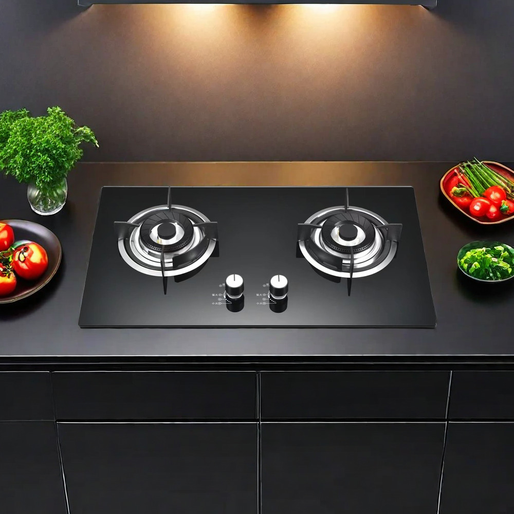 2 Burner Built-in Gas Stove Hob for Kitchen Appliances with Product Manufacturer