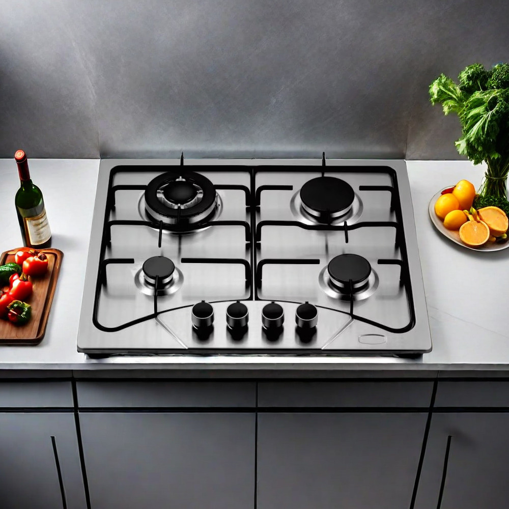 Hot Sale High Quality 4 Burner Stainless Steel Built-in Gas Stove, Best Selling Household Cooker Hob and Cooktops at Good Price