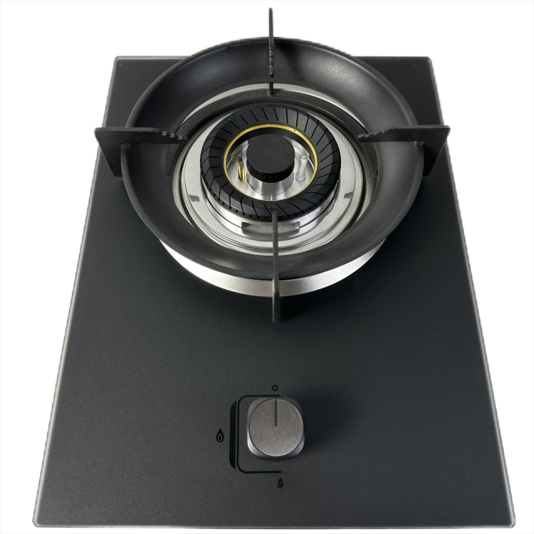 Wholesale High Quality Single Burner Tempered Glass Gas Stove Built in Natural Gas Cooker and Hob for Kitchen Appliances