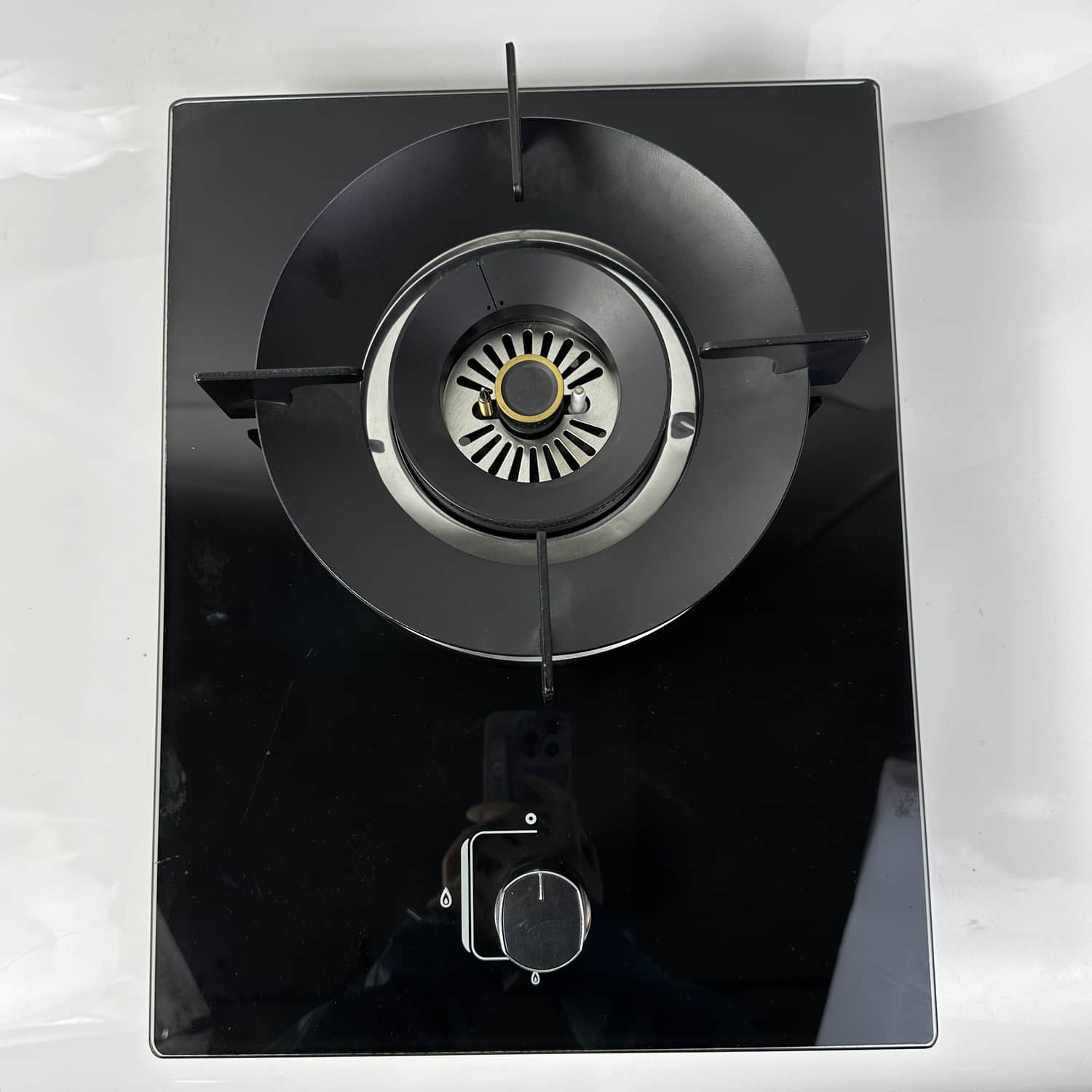 Wholesale High Quality Single Burner Tempered Glass Gas Stove Built in Natural Gas Cooker and Hob for Kitchen Appliances