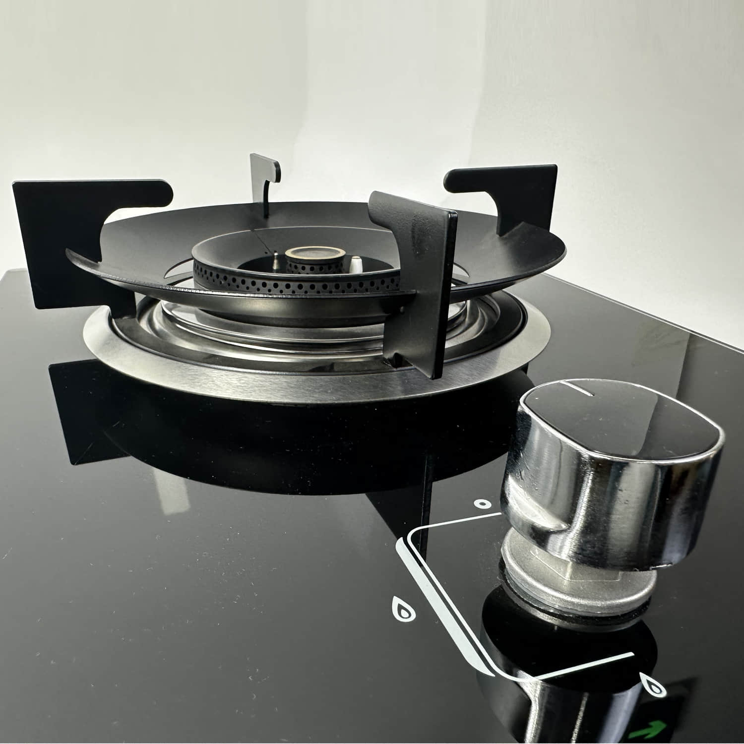 Wholesale High Quality Single Burner Tempered Glass Gas Stove Built in Natural Gas Cooker and Hob for Kitchen Appliances