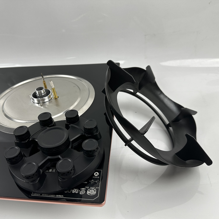 Factory Direct Wholesale LPG/NG Double Burner Built-in Tempered Glass Gas Stove for Home Cooking