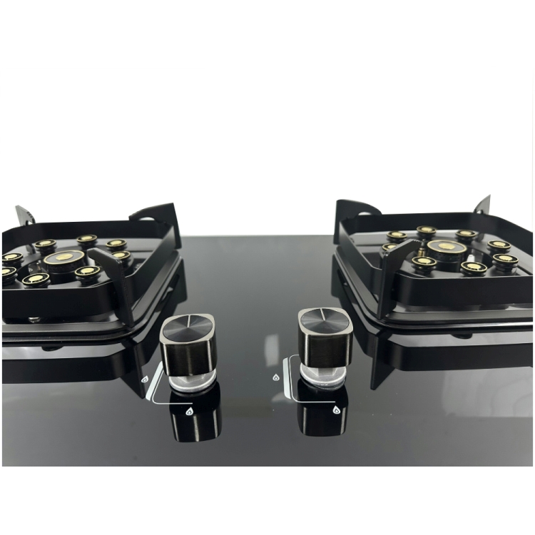 Wholesale Hot Sale Household LPG NG Double Burner Gas Cooker 2 Burner Gas Stove with Tempered Glass Hob for Kitchen Cooktops