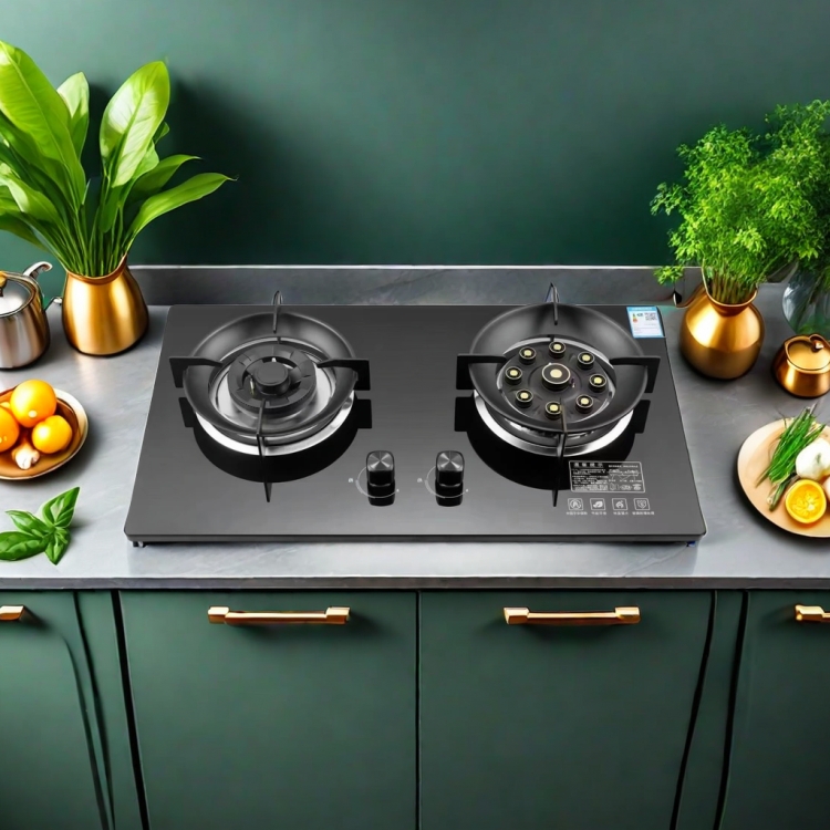 High Quality Wholesale Price Tempered Glass 2 Burner Gas Stove Double Burner Glass Cooktop for Stylish Kitchen Cooking